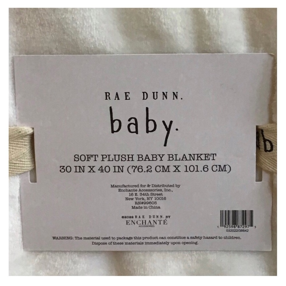 Rae Dunn “Sweet Baby” Blanket - Picture 7 of 8